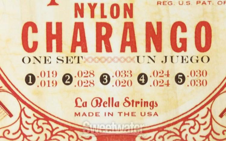 Juego de cuerdas de nailon para charango 10 unidades La Bella