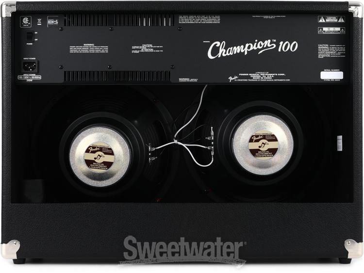 ingeniørarbejde efterspørgsel død Fender Champion 100 2x12" 100-watt Combo Amp | Sweetwater