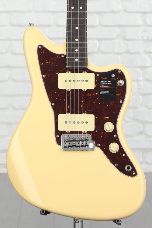 Fender American Performer Jazzmaster - Vintage White with Rosewood