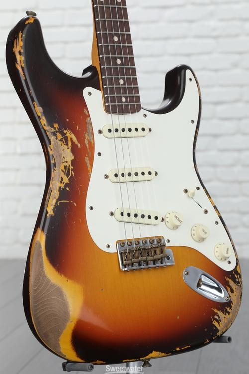 fender strat sunburst relic