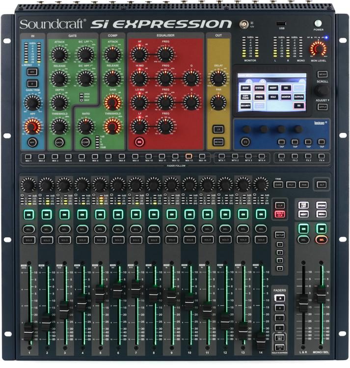 Soundcraft Si Expression 1 Digital 16-Channel Live Audio Mixer Console 