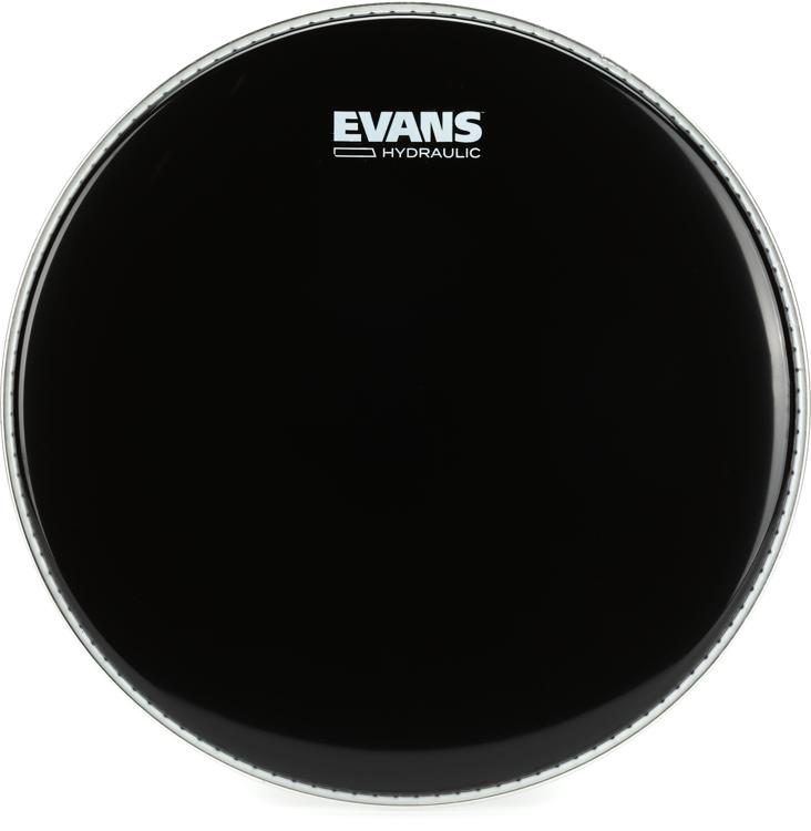 Evans Hydraulic Black Drumhead - 13 
