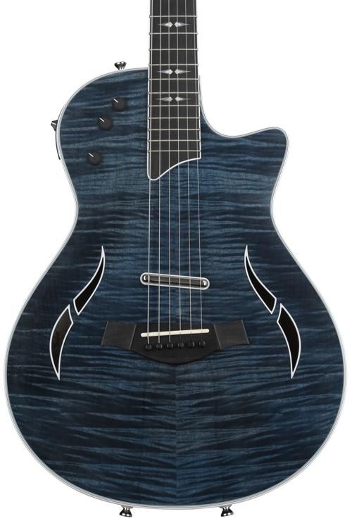 Taylor T5z Pro Hollowbody Electric Guitar - Pacific Blue | Sweetwater