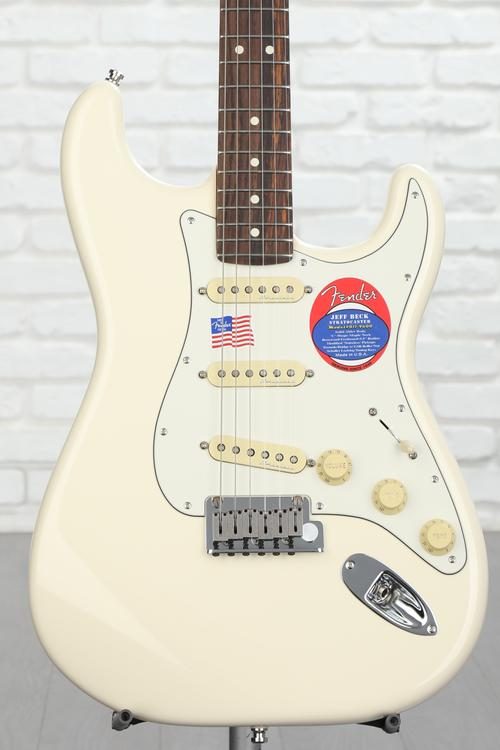 Fender Jeff Beck Stratocaster - Olympic White with Rosewood Fingerboard ...