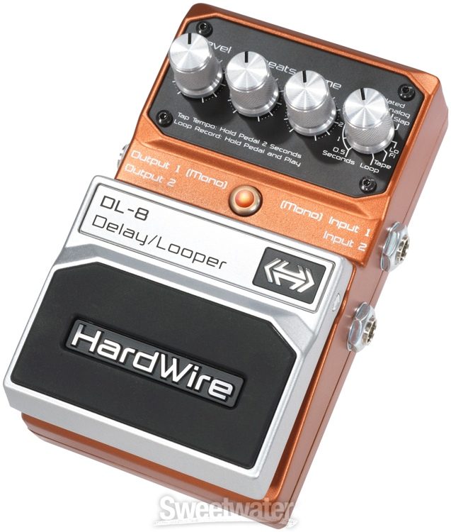 HardWire DL-8 Delay/Looper Pedal | Sweetwater