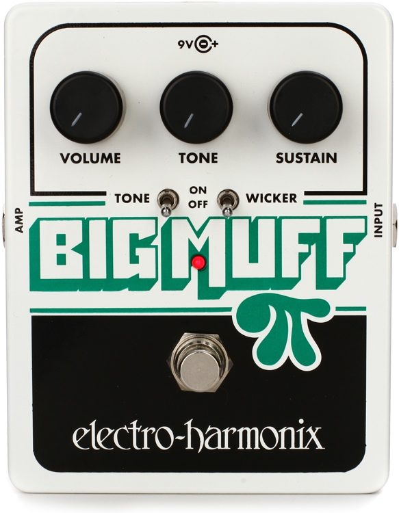 Electro-Harmonix Big Muff Pi with Tone Wicker Fuzz Pedal