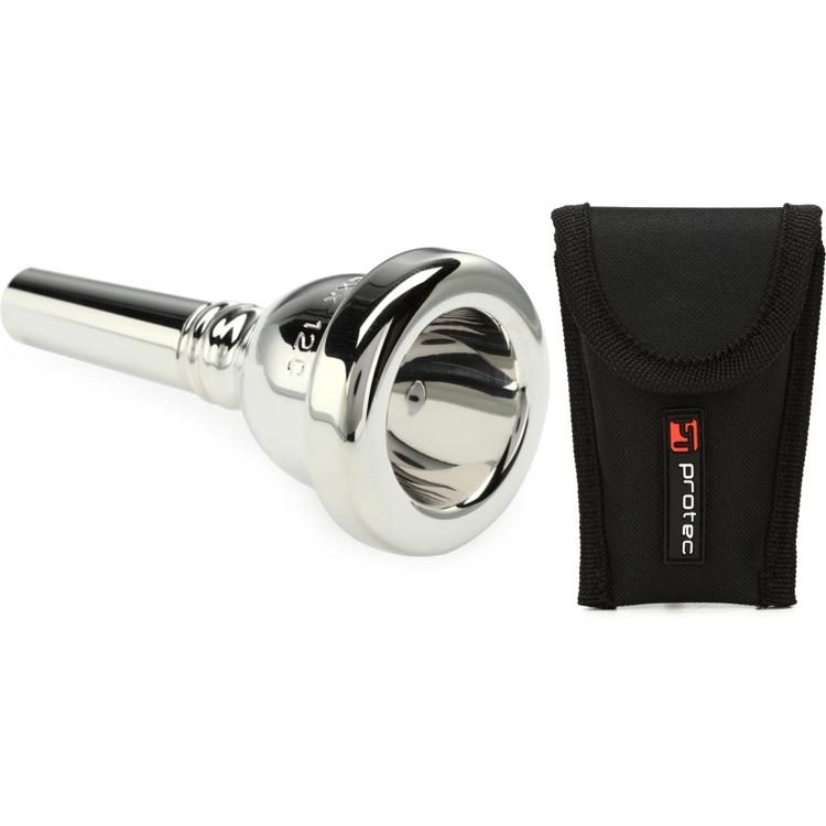 Faxx Small Shank Trombone Mouthpiece with Pouch 12C Sweetwater
