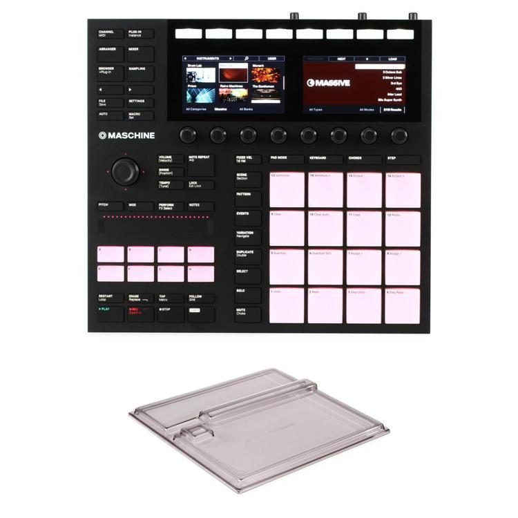Native Instruments Maschine MK3 with Komplete 14 Select and Decksaver Cover