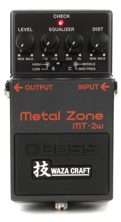 Boss MT-2W Waza Craft Metal Zone Distortion Pedal