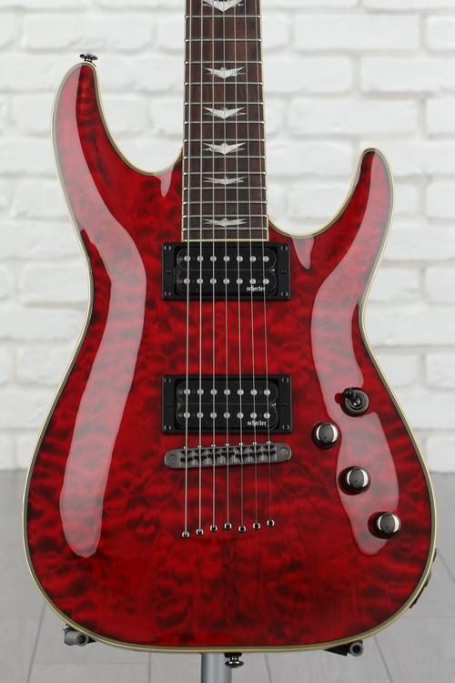 Schecter Omen Extreme-7 Electric Guitar - Black Cherry | Sweetwater