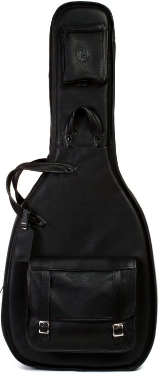 Levy's Leather Acoustic Guitar Gig Bag - Black | Sweetwater