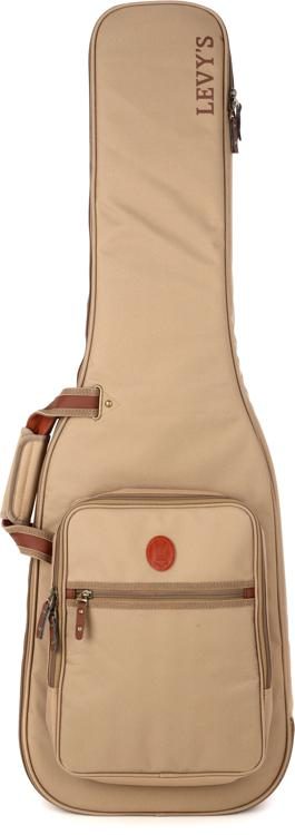 Levy's Deluxe Gig Bag for Electric Guitars - Tan | Sweetwater