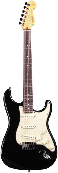 Fender Custom Shop Custom Deluxe Stratocaster - Black | Sweetwater