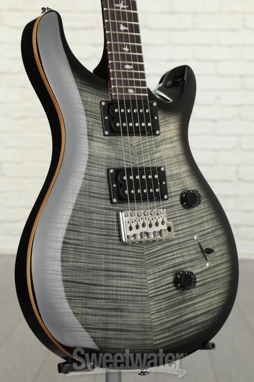 PRS SE Custom 24 Electric Guitar - Charcoal Burst | Sweetwater