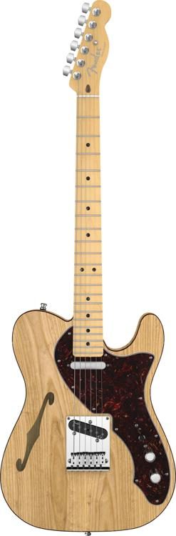 fender american deluxe telecaster thinline natural