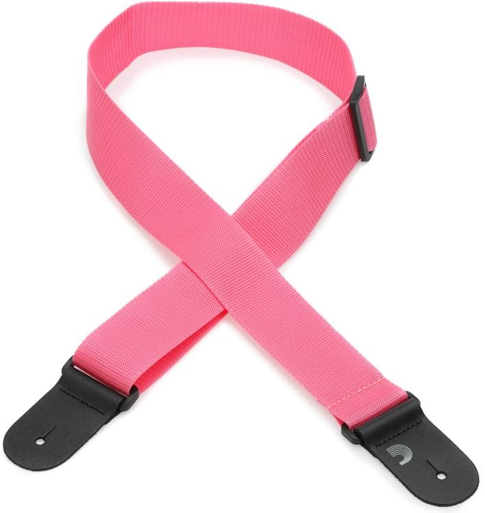 guitar strap pink