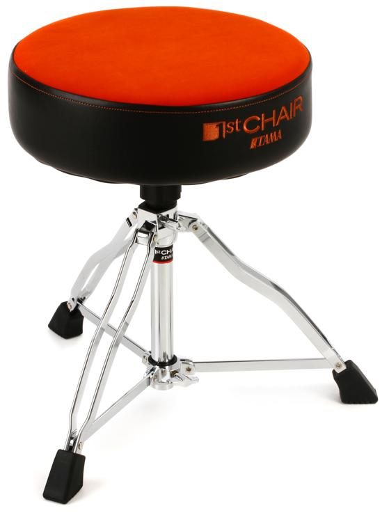 1st Chair Round Rider Drum Throne Limited Edition Orange