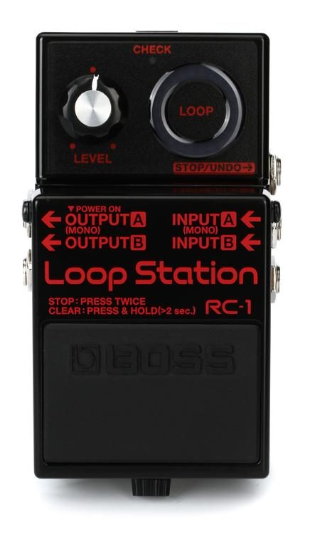 Boss RC-1 Loop Station Looper Pedal - Black