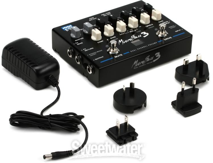 EBS MicroBass 3 2-channel Preamp | Sweetwater