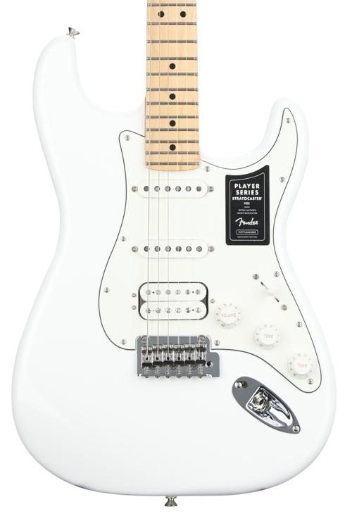 Fender Player Stratocaster HSS - Polar White with Maple Fingerboard