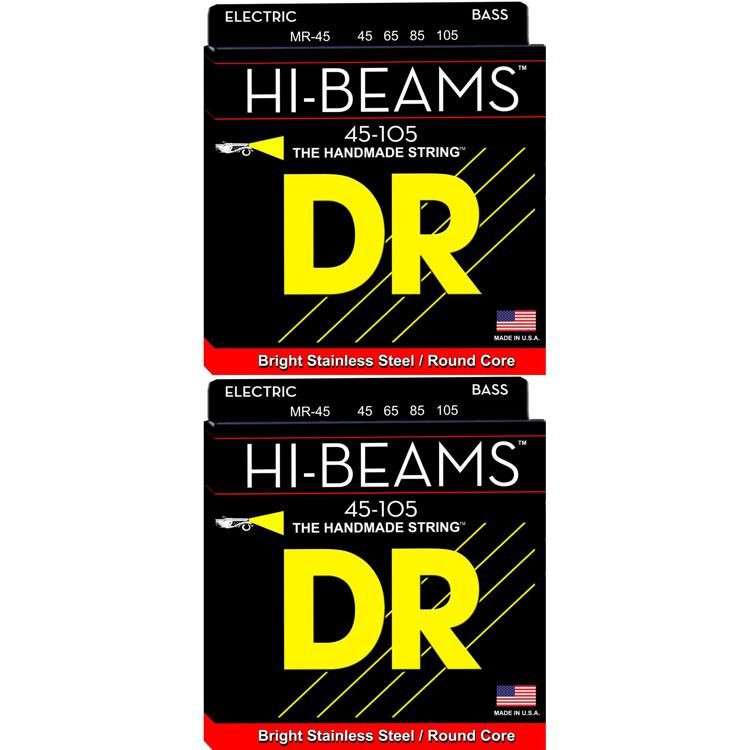 dr stainless steel bass strings