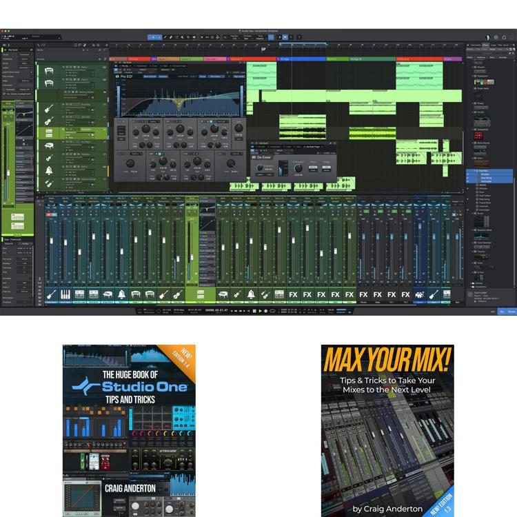 PreSonus Studio One 6 Artist E-Book Bundle | Sweetwater