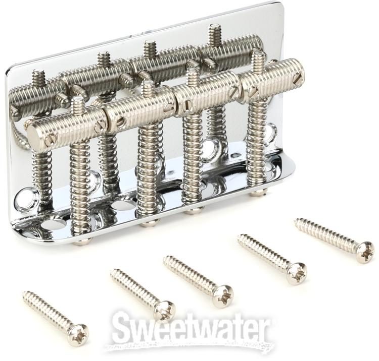 Fender Vintage-style Bass Bridge Assembly | Sweetwater