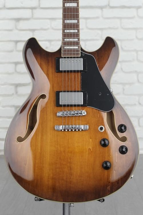 Ibanez Artcore AS73 Semi-Hollow Electric Guitar - Tobacco Brown