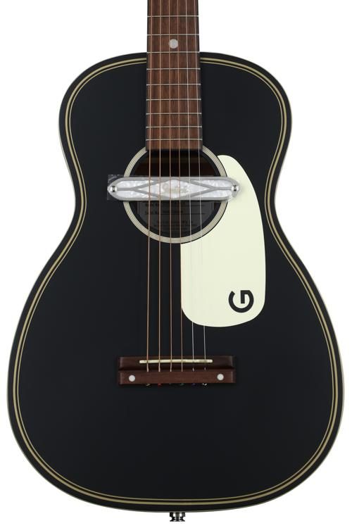 Gretsch G9520E Gin Rickey Acoustic-Electric Guitar, Smokestack Black