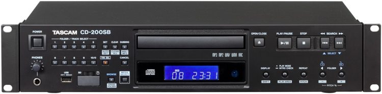 TASCAM CD-200SB CD / SD / USB Player | Sweetwater