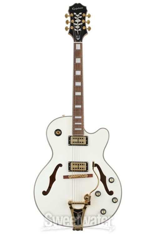 Epiphone Emperor Swingster Hollowbody Electric Guitar White Royale Sweetwater