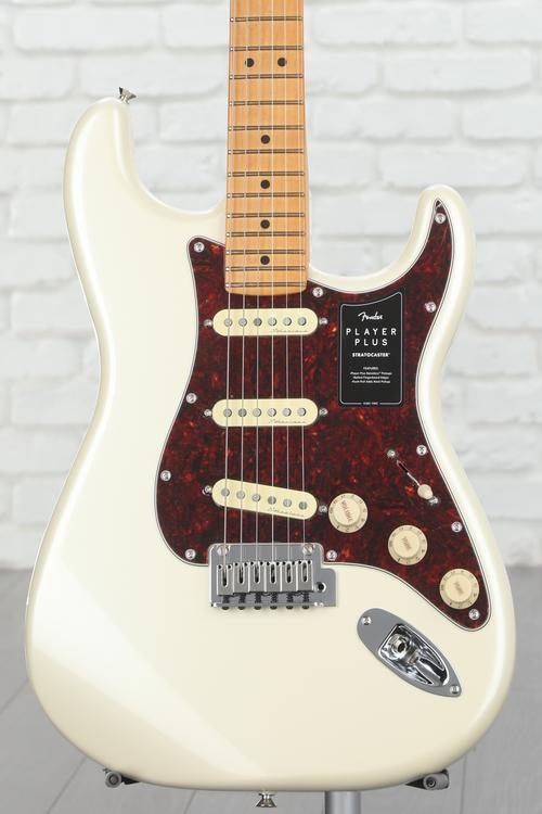 Fender Player Plus Stratocaster Electric Guitar - Olympic Pearl 