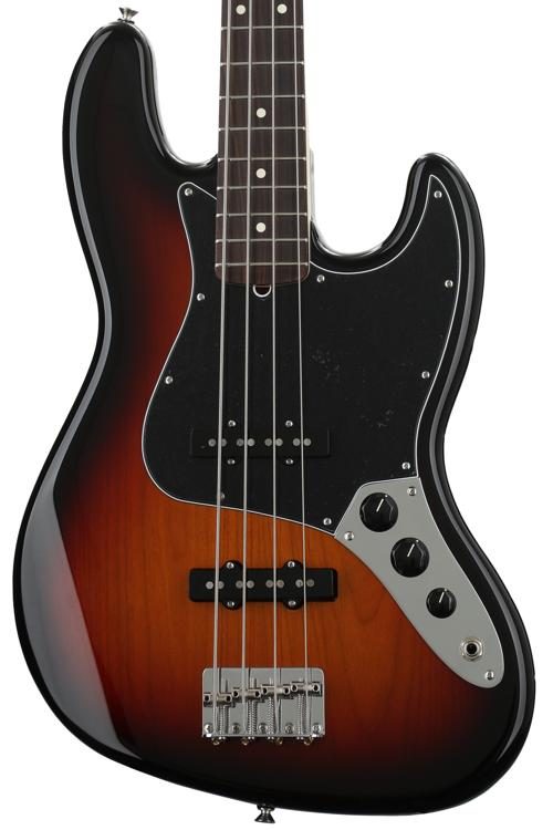 Fender American Performer Jazz Bass - 3-Tone Sunburst with Rosewood  Fingerboard