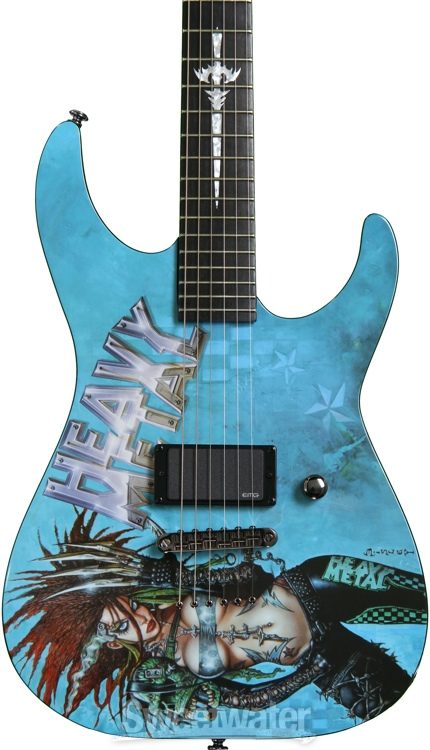 esp heavy metal guitar