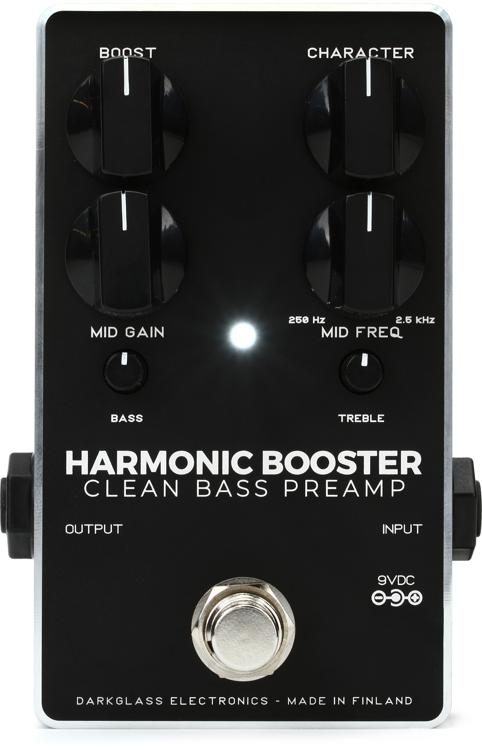 Darkglass Harmonic Booster Clean Bass Preamp Pedal