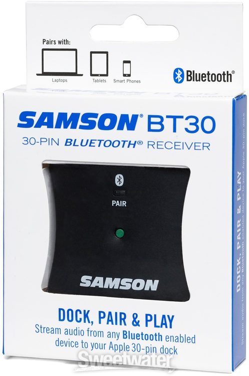 schade Brengen Zeeslak Samson BT30 30-Pin Bluetooth Receiver | Sweetwater