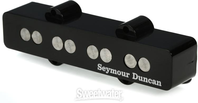 Seymour Duncan SJB-3 Quarter Pound J-Bass Pickup - Black Bridge 