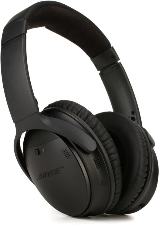 stereoanlæg tilfældig metrisk Bose QuietComfort 35 Wireless Headphones II Bluetooth Active Noise  Canceling Headphones - Black | Sweetwater