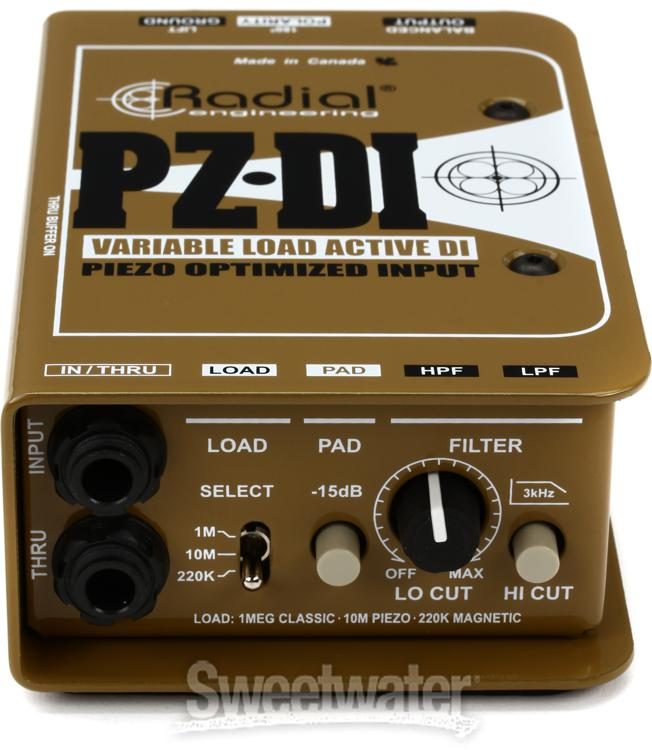 Radial PZ-DI Orchestral Instrument DI | Sweetwater