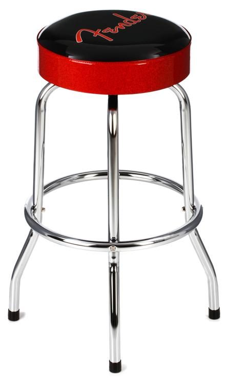 Fender Red And Black Logo Barstool 30 Sweeer Fender Red And Black Logo Barstool 30 Image 1
