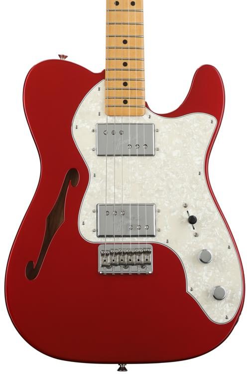 fender thinline telecaster red