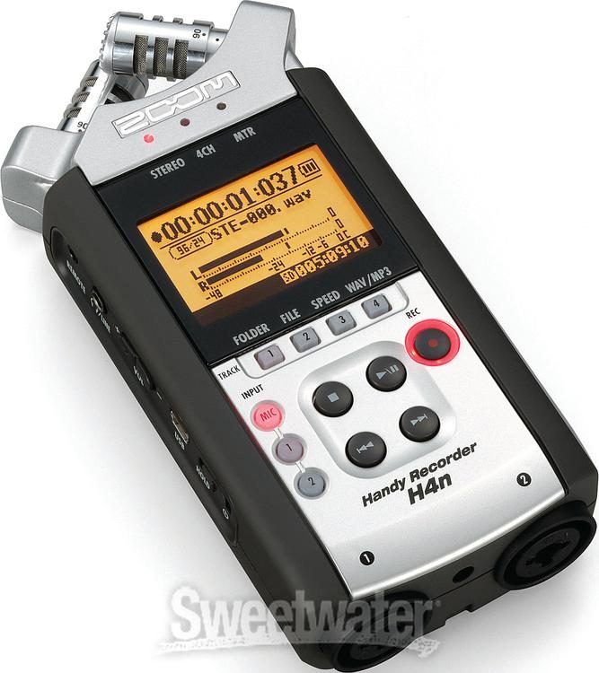 insertar Melancólico superficie Zoom H4n Handy Recorder | Sweetwater