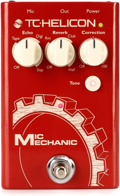 Armario heroína Perú TC-Helicon Mic Mechanic 2 Vocal Effects Pedal | Sweetwater