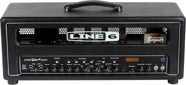 新色入荷送料無料LINE6 Bogner Spider Valve HD100 ギターアンプヘッド　ハードロック　ヘヴィメタル　ハードコア　パンク ヘッド