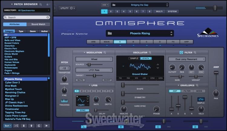 Spectrasonics Omnisphere Software Synthesizer | Sweetwater