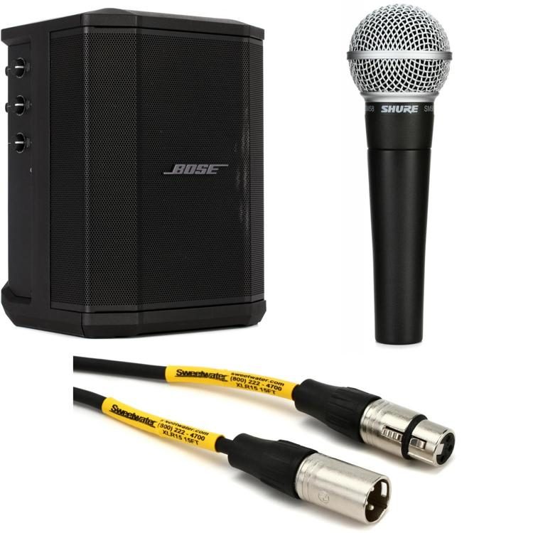 Bose S1 and SM58 Mic Bundle | Sweetwater