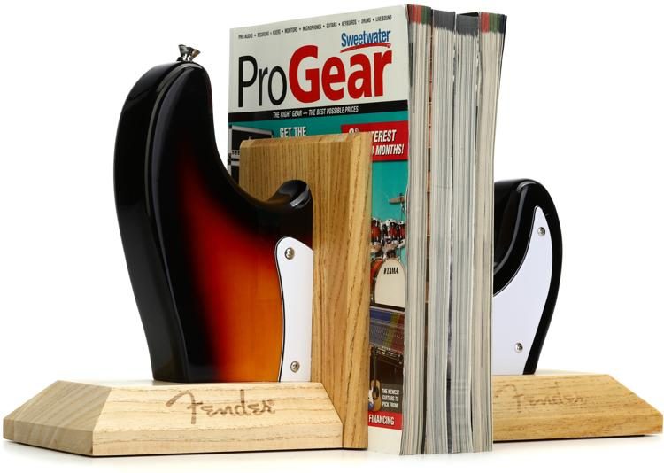 Fender Statocaster Body Bookends Sunburst Sweetwater