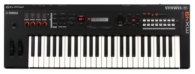 MIDI/USB Yamaha MX49BK Black 49-key Keyboard Synth Motif Sounds Full Warranty 