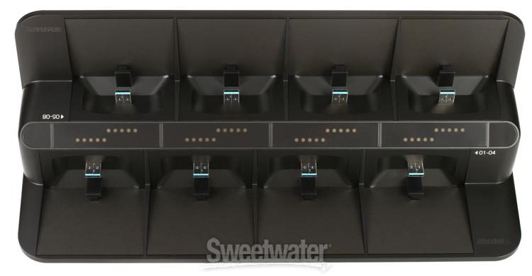 school Accumulation adjacent Shure SBC850 8-Bay Networked Charging Station Expansion | Sweetwater