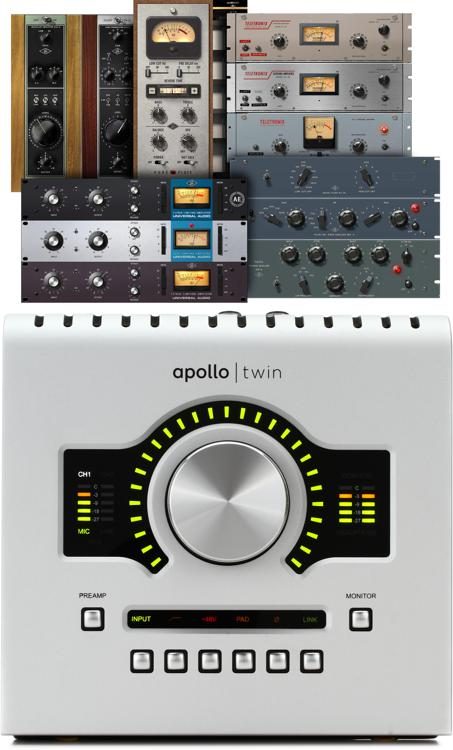 Universal Audio Apollo Twin USB DUO Heritage Edition 10x6 USB Audio  Interface with UAD DSP